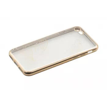 Funda Tellur iPhone 7 TLL121211 dorada transparente
