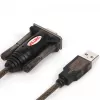 Cable serie UNITEK Y-105 Negro 1,5 m USB Type-A DB-9
