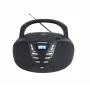 Blaupunkt BB7BK reproductor de CD portátil boombox, radio FM PLL, CD/MP3, USB, AUX, 2,4 W, negro