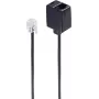 Cable de teléfono ShiverPeaks BS70230 10 m negro