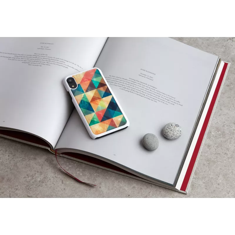 iKins Mosaic funda blanca para iPhone XR, K1713H