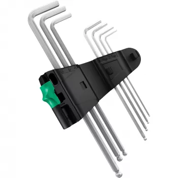 Wera 05073544001 juego de llaves hexagonales en L métricas 9 piezas