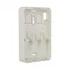 Delock 86262 Caja Keystone de superficie, 3 puertos, blanca (RAL 9010)