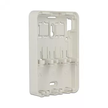 Caja de superficie y de distribución DELOCK 86262, blanca, 82×120×31 mm