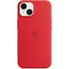 Apple iPhone 14 Funda de silicona con MagSafe, (PRODUCT)Rojo