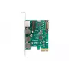 DeLOCK tarjeta PCI Express x1, 3 x USB 5 Gbps tipo A, 1 x Gigabit LAN
