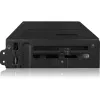 Caja para disco icy dock MB902SPR-B R1 negra 2.5 pulgadas SATA
