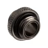 Adaptador Alphacool G1/4 macho a G1/4 macho, conexión en codo metálica, negra