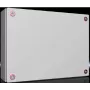 Rittal KX 1539.000 caja de instalación de pared, chapa de acero, 400 x 400 x 120 mm, gris claro