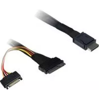 Cable SAS Inter-Tech 88885642 Negro Transferencia de datos de alta calidad