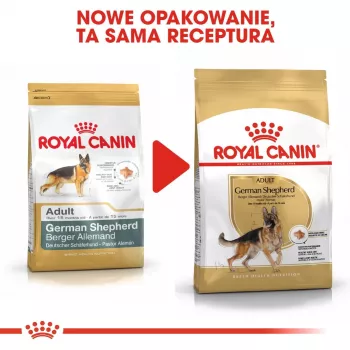 Pienso para perros Royal Canin German Shepherd Adult, 11 kg — raza grande, ave, 24 % proteína, 19 % grasa