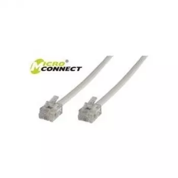Cable de teléfono Microconnect MPK110 10 m blanco
