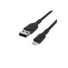 BELKIN CABLE USB PVC USB-A - LIGHTNING, 1M, NEGRO
