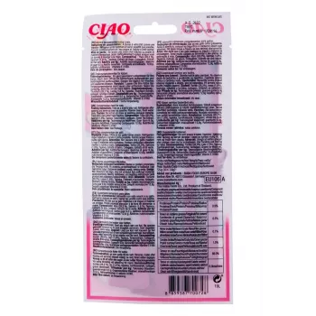INABA Churu atún con salmón - snacks para gatos - 4x14 g