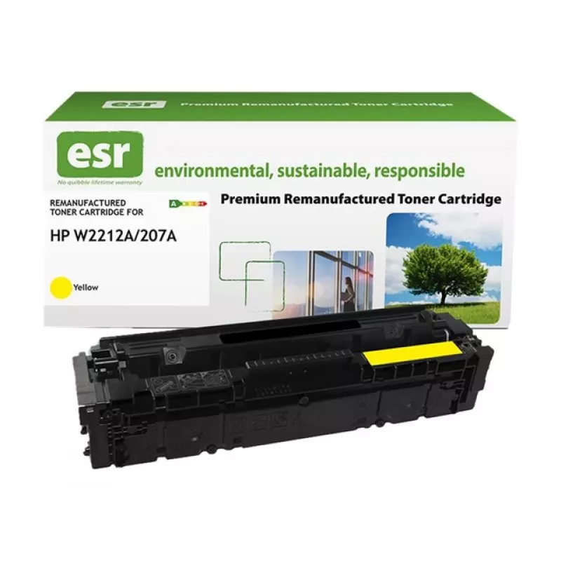 Tóner ESR compatible con HP W2212A amarillo remanufacturado 1.250 páginas