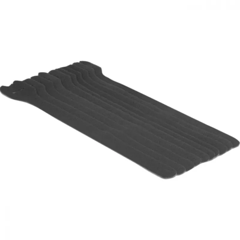 Delock brida de cable con velcro L 240 mm x An 13 mm 10 uds. negro
