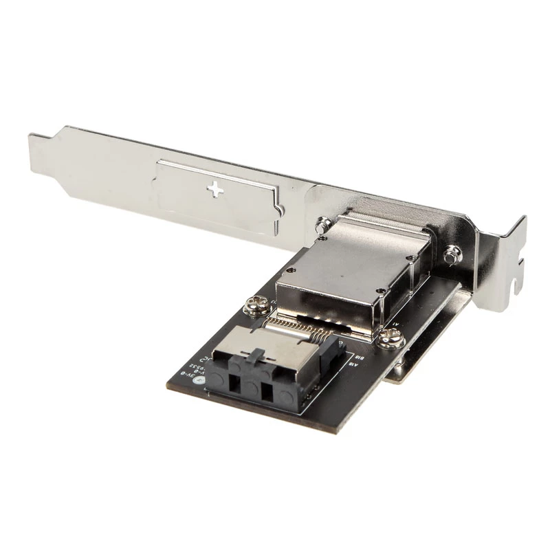 SilverStone SA011 - Adaptador SAS interno a externo - SAS 24Gbit/s - Mini SAS (SFF-8087) (H) a 4 x Mini SAS de 26 pines (H)