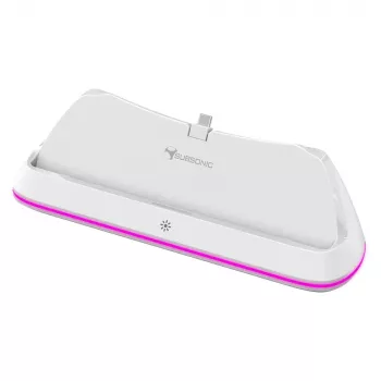 Sistema de carga Subsonic SA5708 para Playstation Portal con cable negro blanco