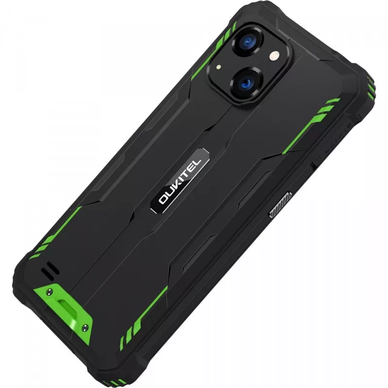 Oukitel G2 smartphone 4G, 6 pulgadas, 4/64 GB, 6300 mAh, IP69K, Dual SIM, Android 14, verde (sin cargador)