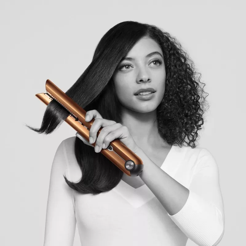 Dyson HS07 Corrale Copper/Nickel plancha de pelo