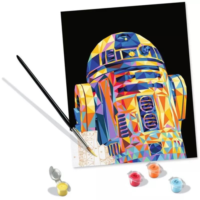 Set de pintura Ravensburger CreArt Star Wars R2‑D2 – set de pintar por números