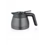 Jarra para cafeteras Severin, modelo TK 5571 — 1,1 L, acero cepillado/negro, 220×165×135 mm