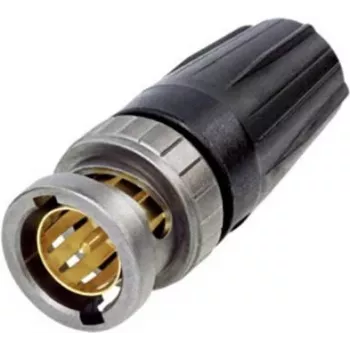 Neutrik conector macho BNC, recto, 75 Ω, 1 ud. (NBNC75BLP9X)