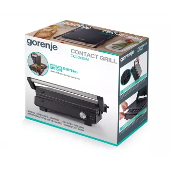 Gorenje Grill Multifunción | GCG2000M | Grill | Negro