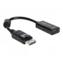 Adaptador de cable de vídeo DELOCK 61849 0,125 m DisplayPort a HDMI
