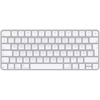 Teclado Apple Magic universal USB + Bluetooth QZERTY danés blanco