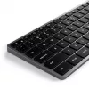 Teclado Satechi slim W3 USB-C con teclado numérico (gris espacial)