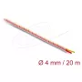 Funda para cables DELOCK 19012 transparente, longitud 20 m, diámetro interior 2 mm, diámetro exterior 4 mm, temperatura -40–200 °C