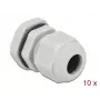Prensaestopas DeLOCK 60197 gris plástico 10 uds.