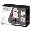 Silla de oficina Subsonic SA5573-AC1 asiento acolchado respaldo acolchado blanco
