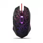 Esperanza MX211 LIGHTNING - ratón - USB - ratón - óptico - 6 botones - negro