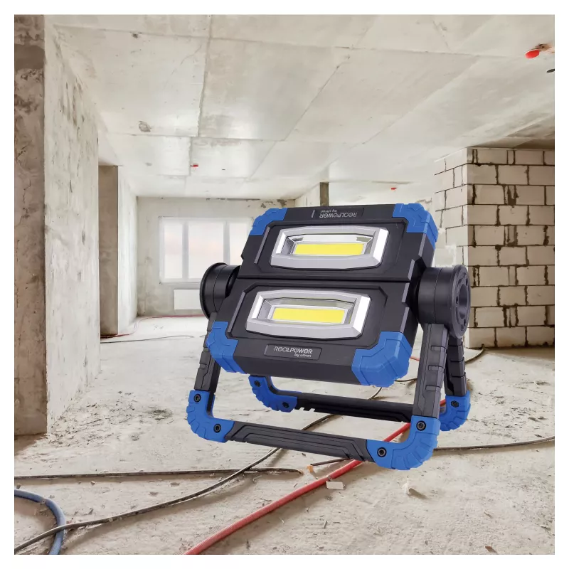 RealPower AL-220 Luz de trabajo LED a pilas