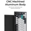 Teclado mecánico Keychron Q1 Max 75% con interruptores Banana, Carbon Black