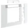 HAGER GR0802A9016 marco embellecedor 55 modular OT80 hfr descr. (GR0802A9016)