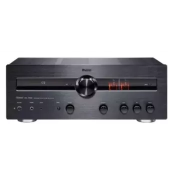 Amplificador estéreo Magnat MA 900 negro, integrado 2x100W RMS, acabado negro