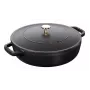 Sauteuse ZWILLING STAUB BRAISERS redonda 28 cm, negra, Ø base 22,2 cm