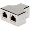 Cable de red Digitus CAT 5e Conector hembra modular RJ45 blindado gris