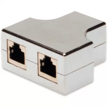 Cable de red Digitus CAT 5e Conector hembra modular RJ45 blindado gris