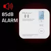 Sensor de monóxido de carbono QOLTEC 52577 — alarma a pilas, nivel sonoro 85 dB