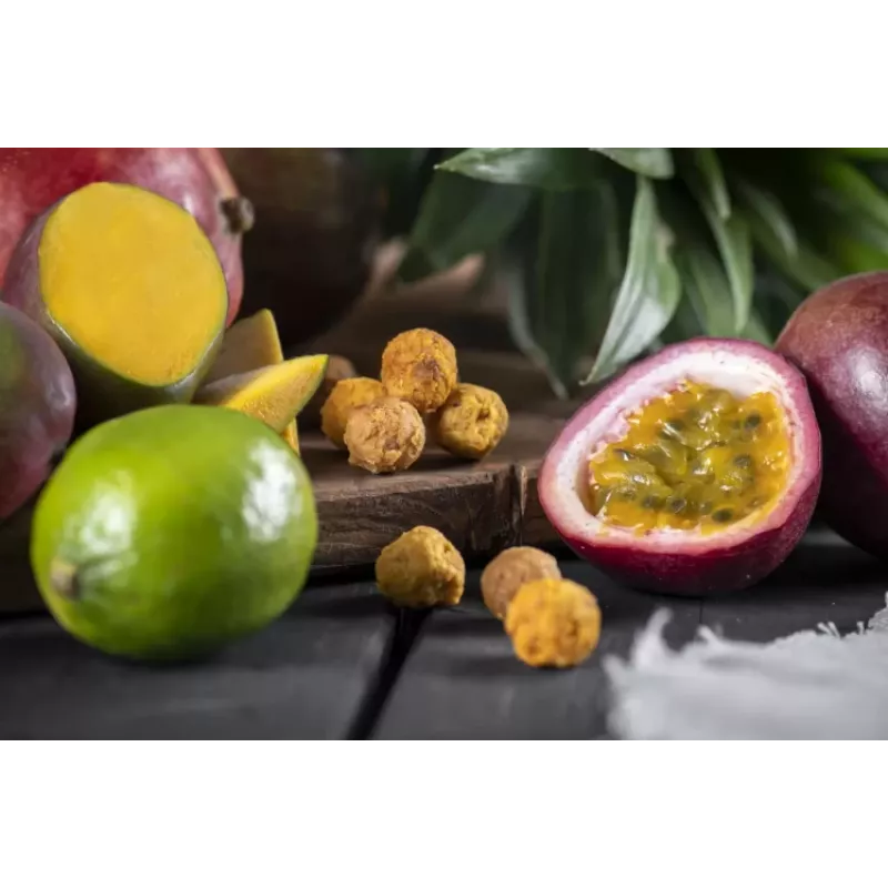 Eco fresh foods Bolas de piña, mango y lima deshidratadas 100 g
