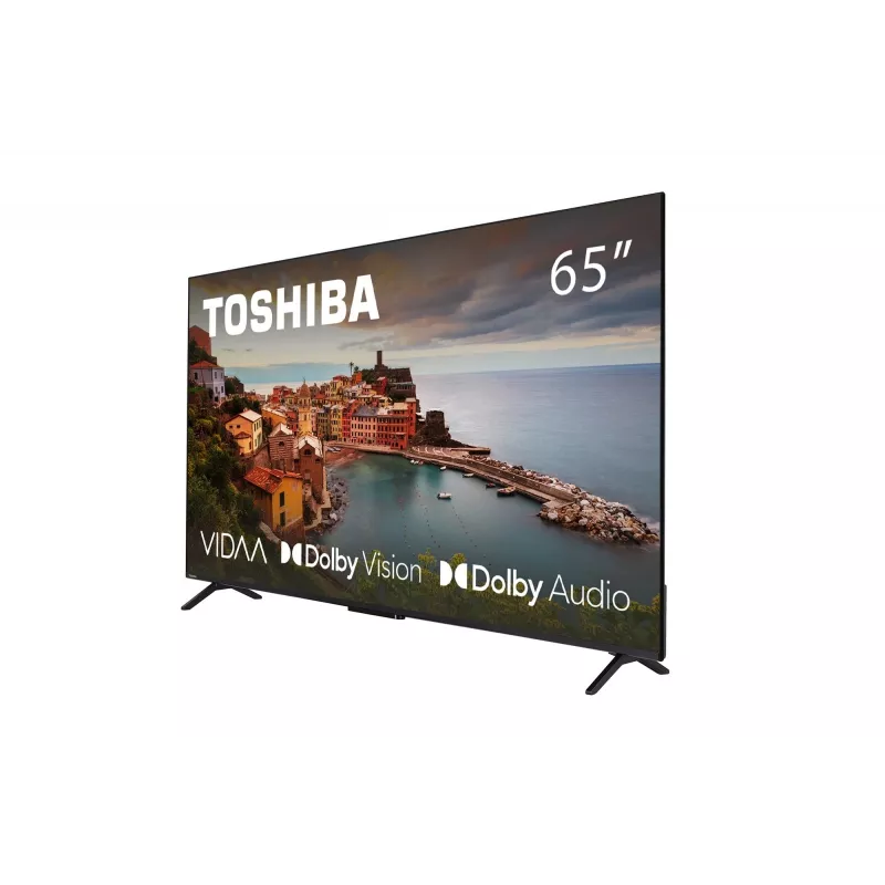 TV Toshiba 65UV2463DG 65 inch (165,1 cm) 4K Ultra HD DLED Smart TV, 3840×2160, VIDAA, Wi‑Fi, 300 cd/m², negro