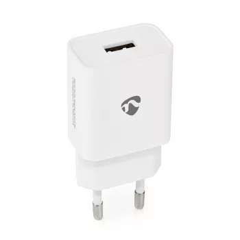 Nedis WCHAU242AWT Adaptador de corriente Blanco