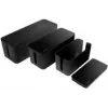 Caja para cables LogiLink, 3 tamaños, negro (KAB0077)