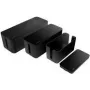 Caja para cables LogiLink, 3 tamaños, negro (KAB0077)