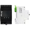 Módulo de relé para carril DIN Shelly 4 canales Pro 4PM Wi‑Fi, 4 canales, AC 110–240 V, medición de potencia y energía, montaje en carril DIN