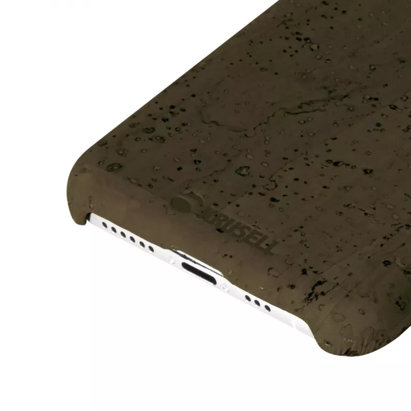 Funda para móvil Krusell Birka para Apple iPhone 11 Pro Max, funda estilo piel marrón oscuro